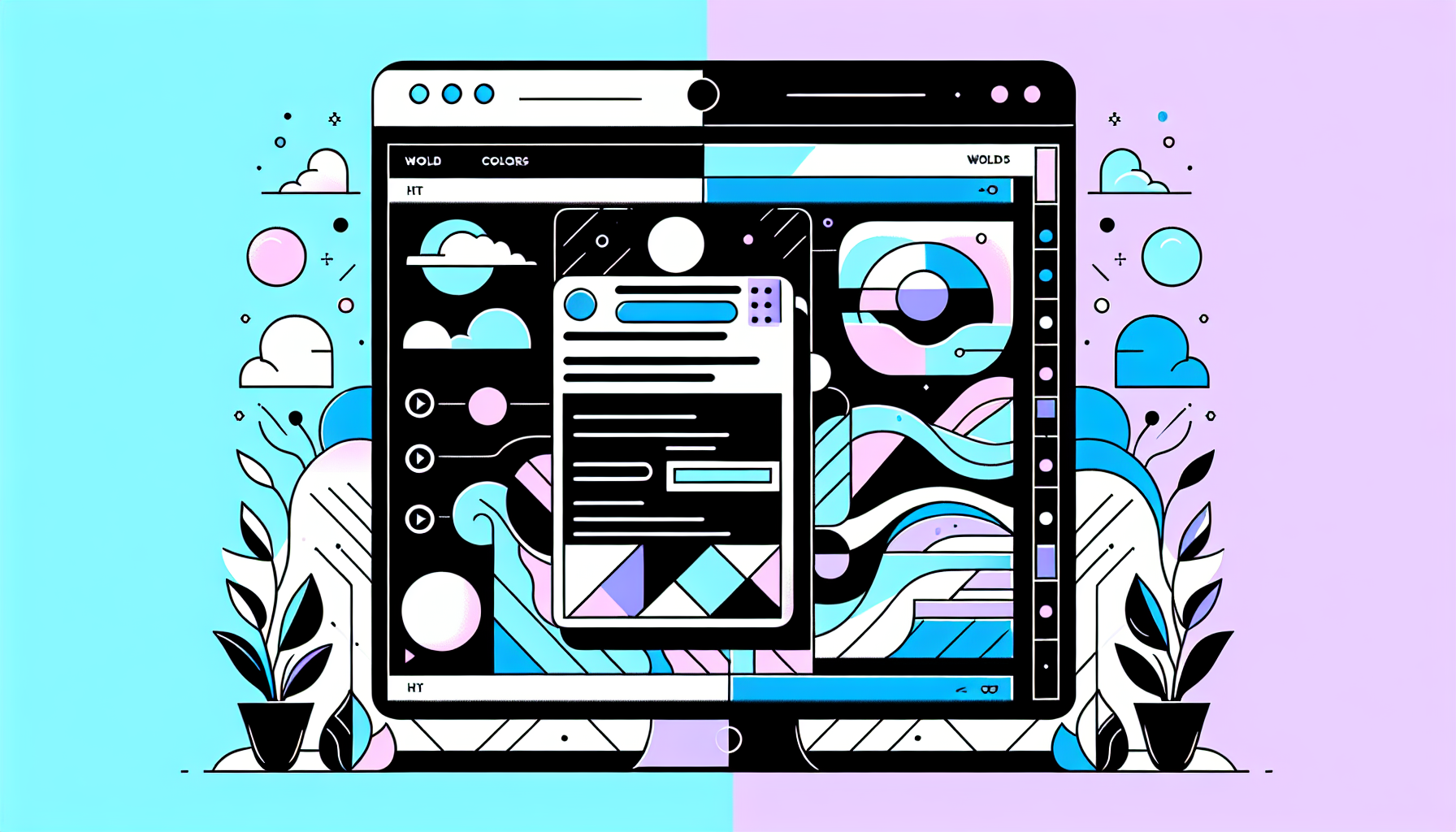 Comparison of static website template and WordPress-converted site